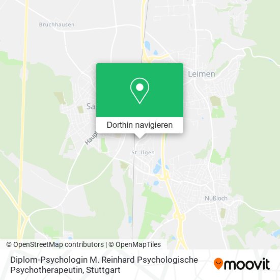 Diplom-Psychologin M. Reinhard Psychologische Psychotherapeutin Karte