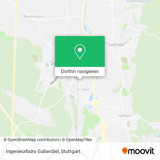 Ingenieurbüro Gaberdiel Karte