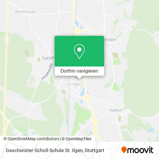 Geschwister-Scholl-Schule St. Ilgen Karte