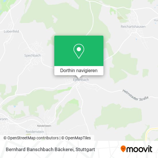 Bernhard Banschbach Bäckerei Karte