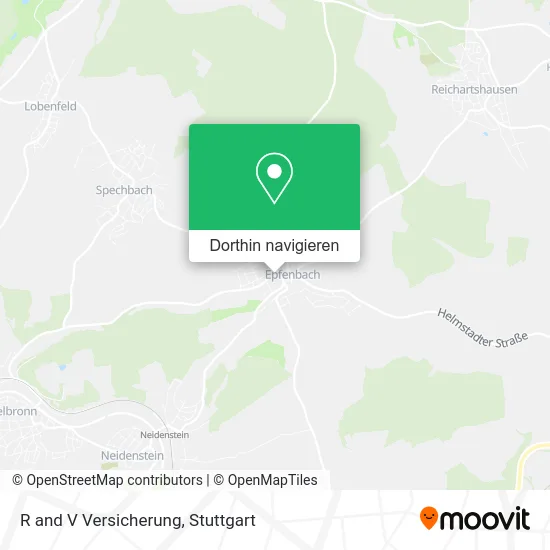 R and V Versicherung Karte