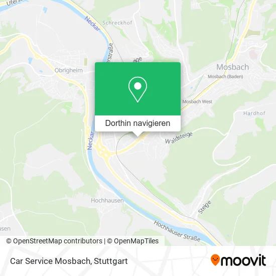 Car Service Mosbach Karte