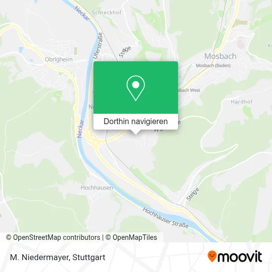 M. Niedermayer Karte