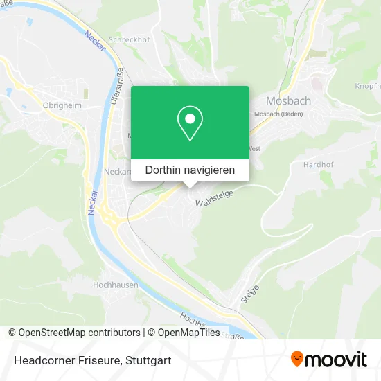 Headcorner Friseure Karte