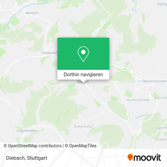 Diebach Karte