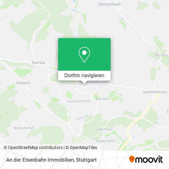 An der Eisenbahn Immobilien Karte