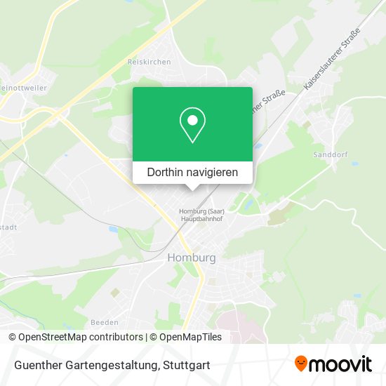 Guenther Gartengestaltung Karte