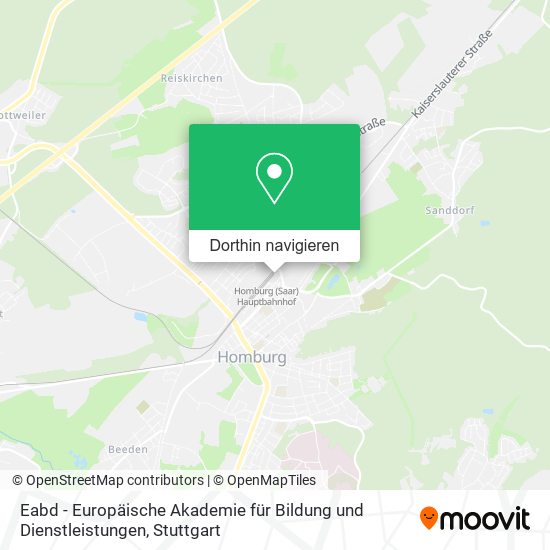 Eabd - Europäische Akademie für Bildung und Dienstleistungen Karte