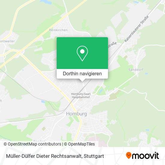 Müller-Dülfer Dieter Rechtsanwalt Karte