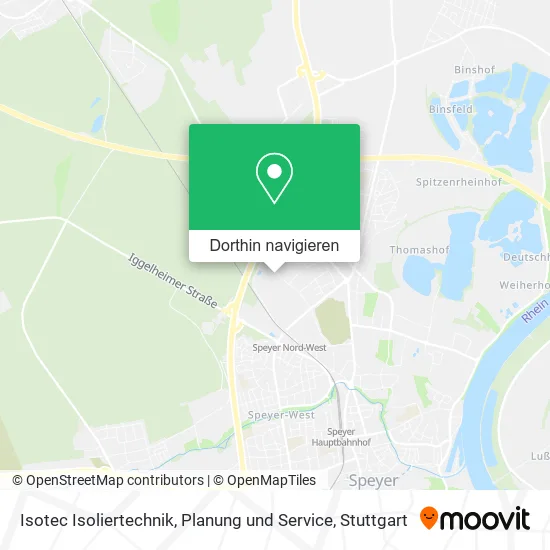 Isotec Isoliertechnik, Planung und Service Karte