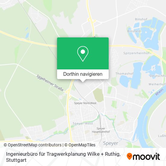 Ingenieurbüro für Tragwerkplanung Wilke + Ruthig Karte