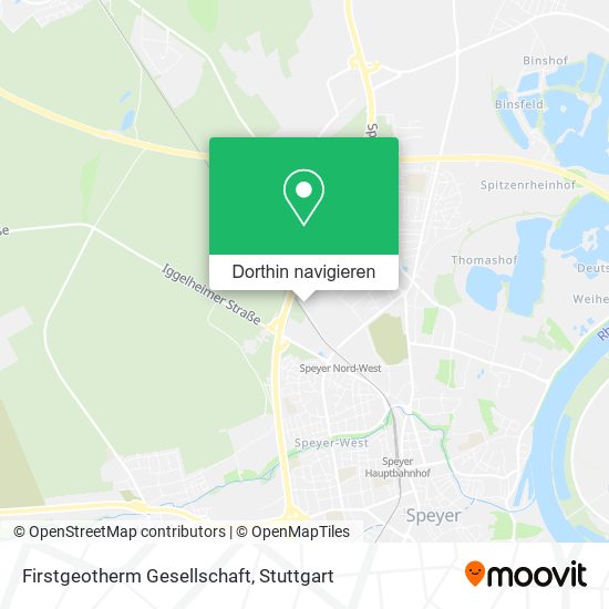 Firstgeotherm Gesellschaft Karte