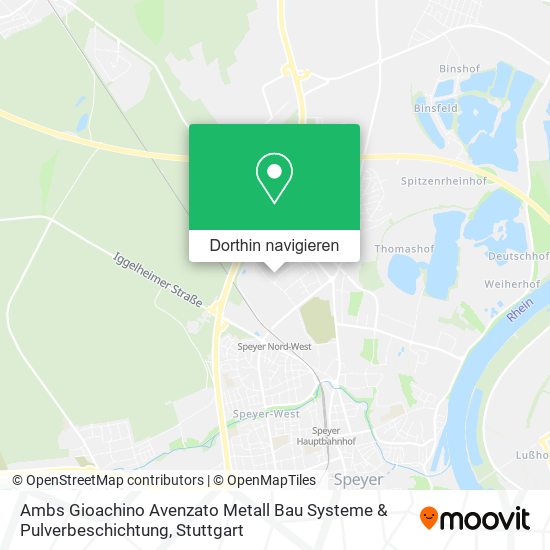 Ambs Gioachino Avenzato Metall Bau Systeme & Pulverbeschichtung Karte