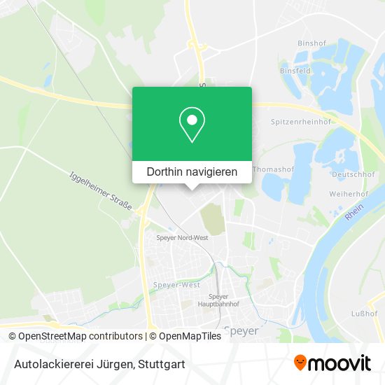 Autolackiererei Jürgen Karte
