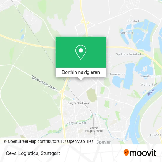 Ceva Logistics Karte