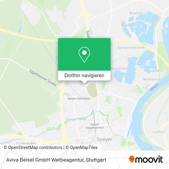 Aviva Beisel GmbH Werbeagentur Karte