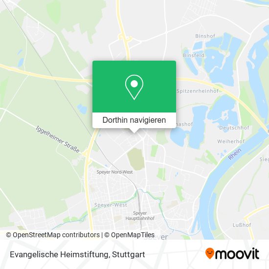 Evangelische Heimstiftung Karte