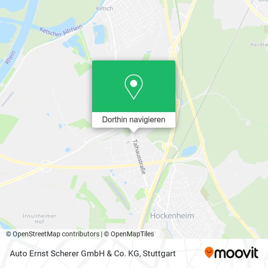 Auto Ernst Scherer GmbH & Co. KG Karte