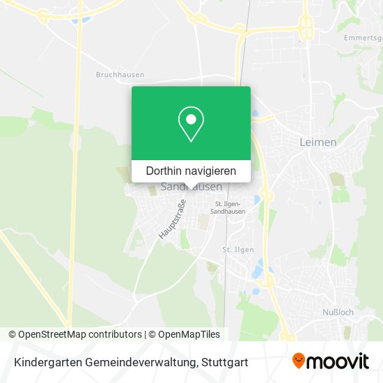 Kindergarten Gemeindeverwaltung Karte