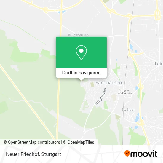 Neuer Friedhof Karte