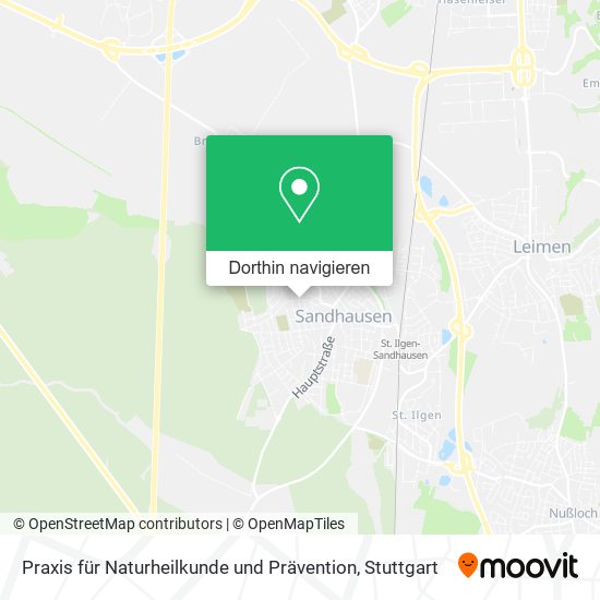 Praxis für Naturheilkunde und Prävention Karte