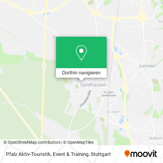 Pfalz Aktiv-Touristik, Event & Training Karte