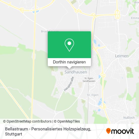 Bellastraum - Personalisiertes Holzspielzeug Karte