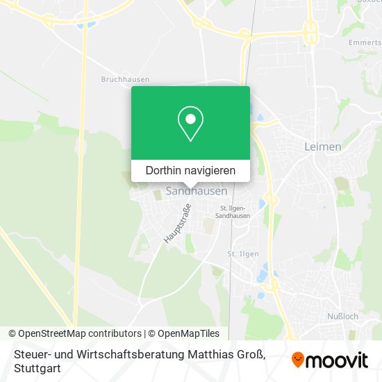Steuer- und Wirtschaftsberatung Matthias Groß Karte