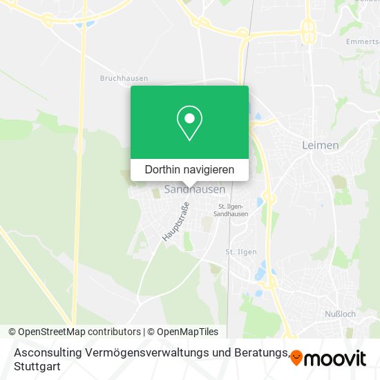 Asconsulting Vermögensverwaltungs und Beratungs Karte