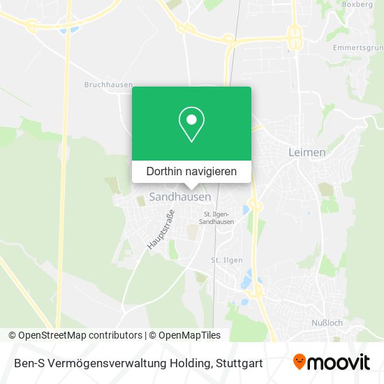 Ben-S Vermögensverwaltung Holding Karte