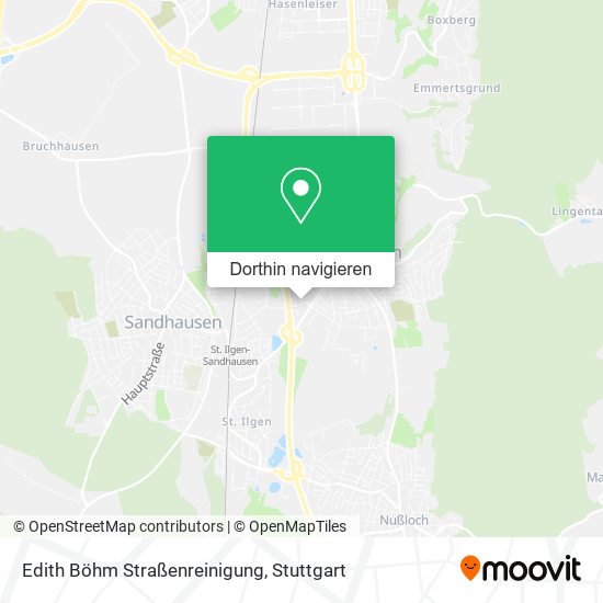 Edith Böhm Straßenreinigung Karte