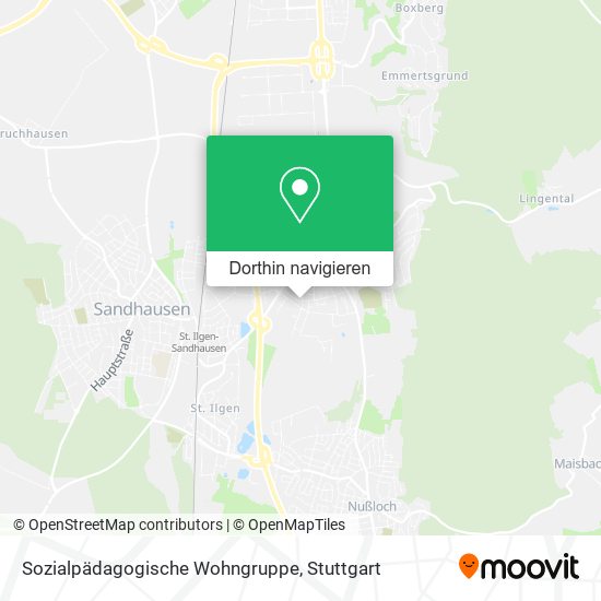 Sozialpädagogische Wohngruppe Karte