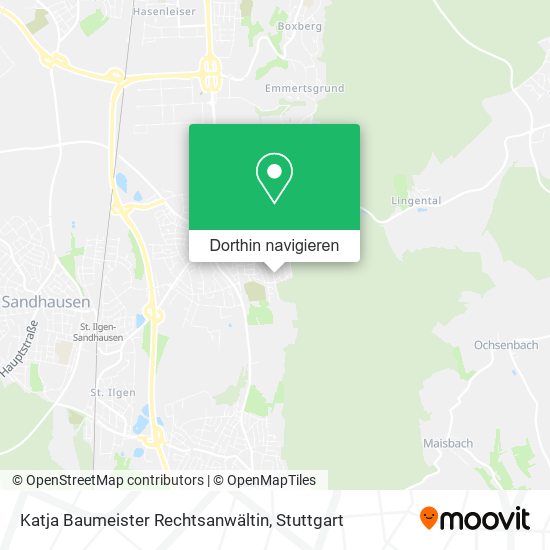 Katja Baumeister Rechtsanwältin Karte