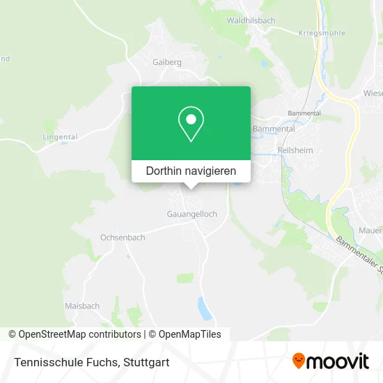 Tennisschule Fuchs Karte