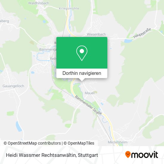 Heidi Wassmer Rechtsanwältin Karte