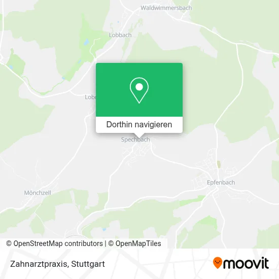 Zahnarztpraxis Karte