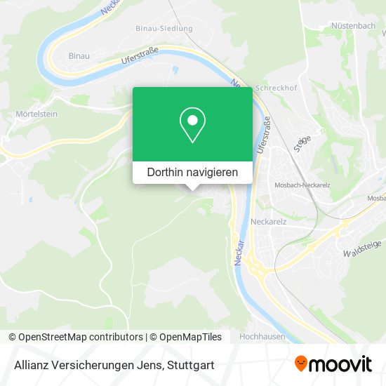 Allianz Versicherungen Jens Karte
