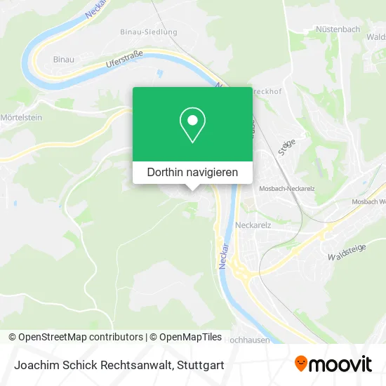 Joachim Schick Rechtsanwalt Karte
