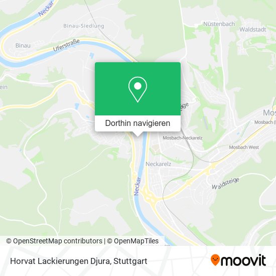 Horvat Lackierungen Djura Karte