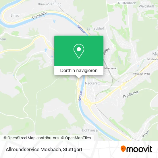 Allroundservice Mosbach Karte