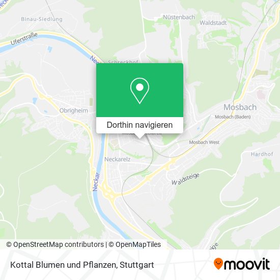 Kottal Blumen und Pflanzen Karte