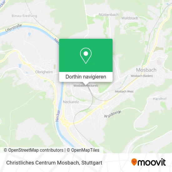 Christliches Centrum Mosbach Karte