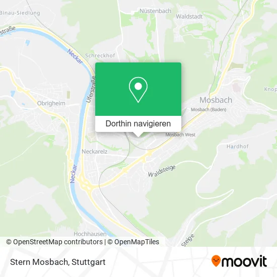 Stern Mosbach Karte