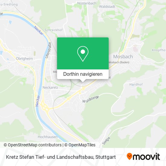 Kretz Stefan Tief- und Landschaftsbau Karte