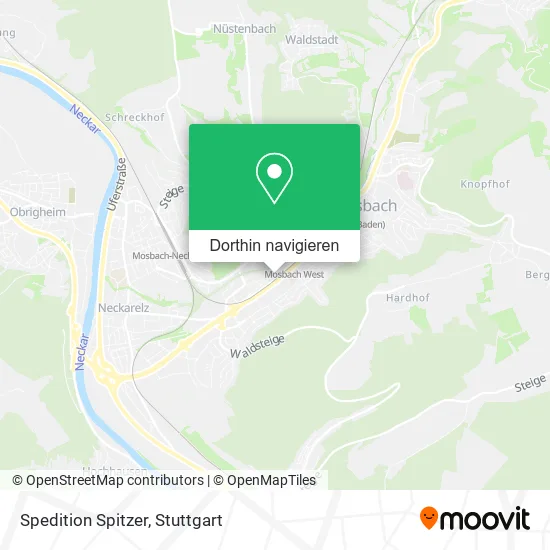 Spedition Spitzer Karte