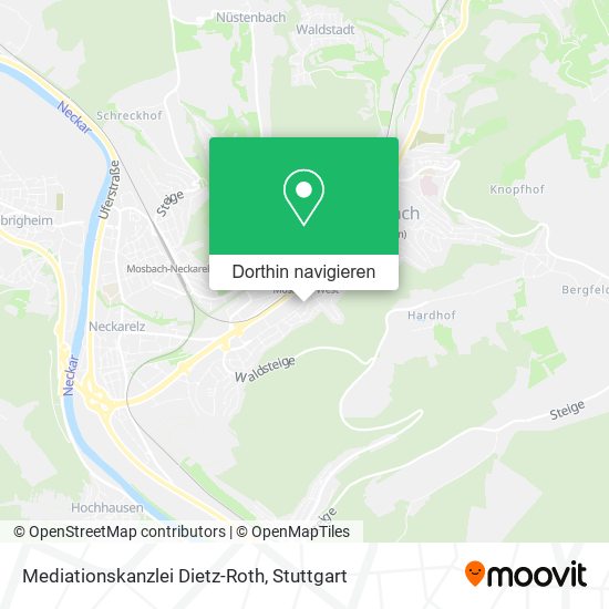 Mediationskanzlei Dietz-Roth Karte