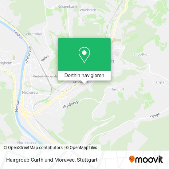 Hairgroup Curth und Moravec Karte