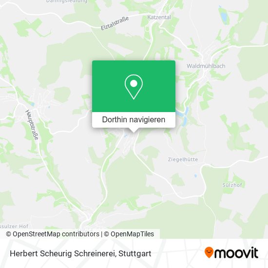 Herbert Scheurig Schreinerei Karte