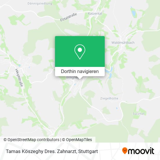 Tamas Köszeghy Dres. Zahnarzt Karte