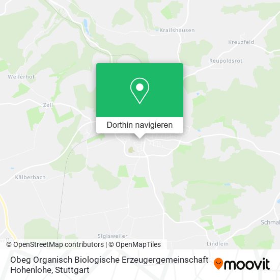 Obeg Organisch Biologische Erzeugergemeinschaft Hohenlohe Karte
